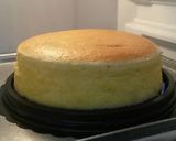 Foto langkah ke 12 dari resep Cheddar cheese cake (dengan oven tangkring).