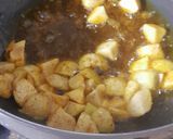 A picture of step 3 of Dahiwali Arbi.