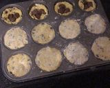 A picture of step 6 of Rolo cookie cake.