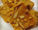 A picture of step 2 of Besan Barfi.