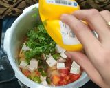 A picture of step 6 of Pulao recipe in pressure cooker.
