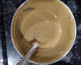 A picture of step 8 of Dalgona Coffee Cake.