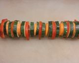 A picture of step 4 of Zuchhini caterpillar roast.