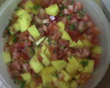A picture of step 2 of Mango Cucumber Salad.