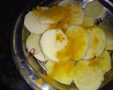 A picture of step 1 of Potato slice pakode.