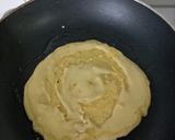 A picture of step 2 of Besan peanuts beans pizza.