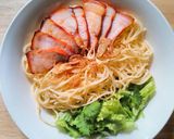 Hình bước làm 5 của món Mì xá xíu khô