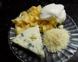 Foto del paso 12 de la receta: Varenikes con 4 salsas en discos de copetin