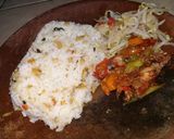 Foto langkah ke 4 dari resep Nasi tutug tempe sambal mentah.