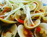 Hình bước làm 6 của món Mì Spaghetti sốt Nghêu