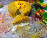 A picture of step 20 of Mango glaze cake.