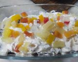 A picture of step 7 of Fruit cocktail pastry with 3 minutes microwave oven brownies.