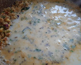 A picture of step 4 of Veggie Coconut Suji Upma.