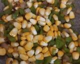 A picture of step 2 of Creamy Corn on Toast.