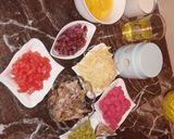 صورة لخطوة 1 من وصفة فطيرة سائلة محشوة وبسرعة البرق توجد 😋😋