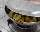 A picture of step 4 of Puri temple style Besara recipe.