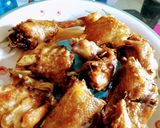 A picture of step 5 of Onion Fried Chicken and Turkey.