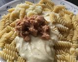 Hình bước làm 4 của món Pasta hải sản sốt bơ sữa
