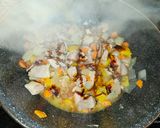 Foto del paso 3 de la receta: Tallarines con pollo 🐔