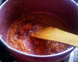 A picture of step 2 of Shev bhaji.