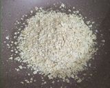 A picture of step 1 of Chikko (sapodilla)and oats porridge.