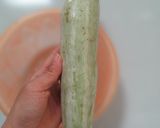 Hình bước làm 1 của món Khổ qua tây xào trứng vịt