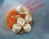 Foto del paso 1 de la receta Batido de plátano, zanahoria y naranja