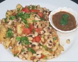 A picture of step 7 of Lobia ki chatpati chaat.