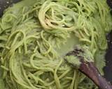 Cara Membuat Spaghetti Pesto Bayam Creamy 5