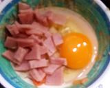 รูปขั้นตอนการทำที่ 1 ของ เบอร์เกอร์ไข่คน ใส่แฮมไก่
