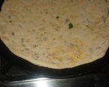 A picture of step 3 of Namkin paratha.