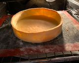 A picture of step 5 of Modern Crostata with Panna Cotta and Caramel.