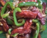 A picture of step 4 of Chilli baby corn.