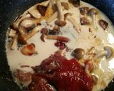 A picture of step 5 of Fluffy and Creamy Omurice with Mushroom Demi-Glace Sauce.