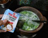 Foto langkah ke 6 dari resep Bobor Bayam dan Labu Siam.