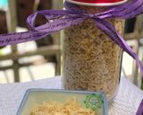 Hình bước làm 4 của món Xao ruốc bằng lò vi sóng
