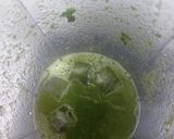 A picture of step 2 of Alovera mint lemonade.