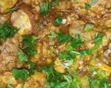 A picture of step 10 of Maghaz Masala or Brain Masala.
