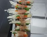 รูปขั้นตอนการทำที่ 4 ของ ชิ้กเก้นโรล หม้ออบลมร้อน