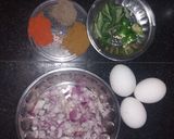 அரிசிமாவு முட்டை புட்டு (Arisi maavu muttai puttu recipe in tamil) ரெசிபி ஸ்டேப் 1 புகைப்படம்