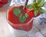 Pas rețetă Panna Cotta cu căpșuni 6 fotografie