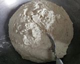 A picture of step 2 of Gujia Dahi Badas.