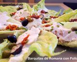 Foto del paso 2 de la receta: Barquitas de romana con pollo y requesón