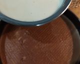 Foto del paso 8 de la receta: Tarta 3 chocolates con base de galleta y turrón 🍫🥄🍫