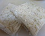 A picture of step 1 of Quick 10-Minute! Easy Stir-Fried Udon with Noodle Sauce.