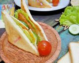 Foto langkah ke 5 dari resep Sandwich tempe keju slice kraft.