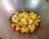 A picture of step 3 of Spiced Turnip Masala.