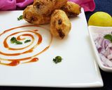A picture of step 3 of Panasha chaap.