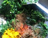 A picture of step 3 of Methi Dumplings.