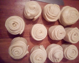 A picture of step 5 of Chapati's#Themechallenge.